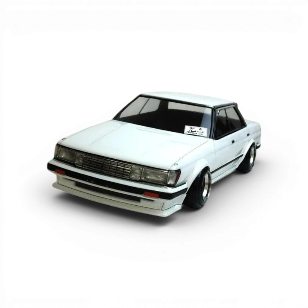 Carrosserie de voiture Toyota Mark II JZX71 Ver. 2 de Pandora RC, modèle réduit pour radiocommande, vue de face.