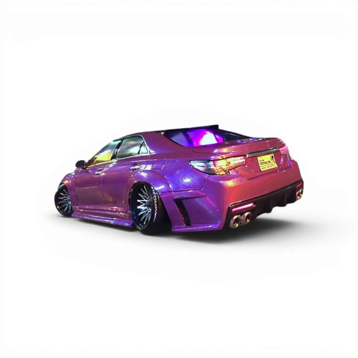 Carrosserie Tetsujin pour Toyota Mark X G's AERO, détails du kit de carrosserie en fibre de verre.