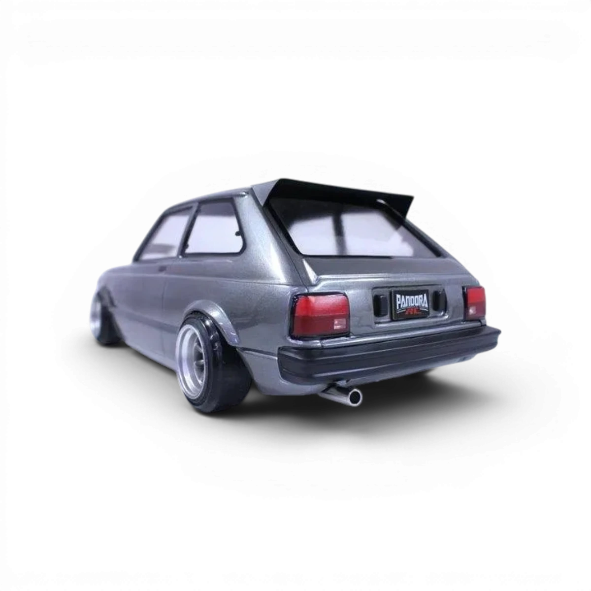 Modèle de voiture Toyota Starlet KP61 tardif de Pandora RC, carrosserie de voiture miniature pour radiocommande, détail réaliste