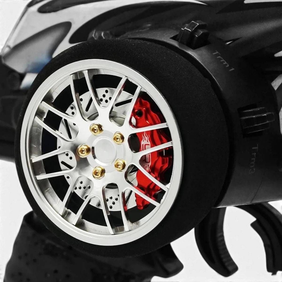 Type B - Bleu - Volant pour Futaba/sanwa/ko propo/ Flysky NB4- Yeah Racing - DriftParadiZ