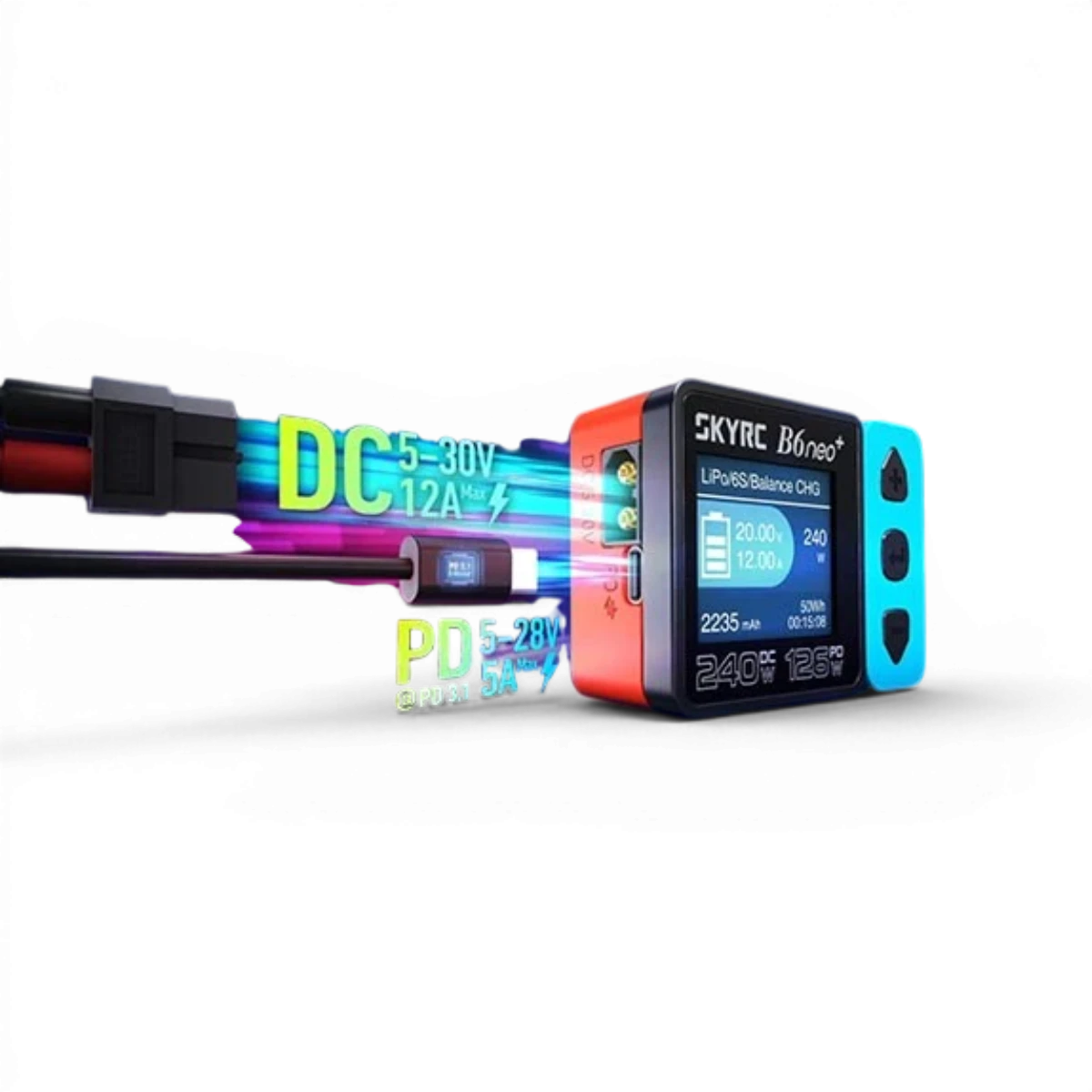 USB-C B6+ NEO DC Chargeur Ultra compact (240W) - SKYRC - DriftParadiZ