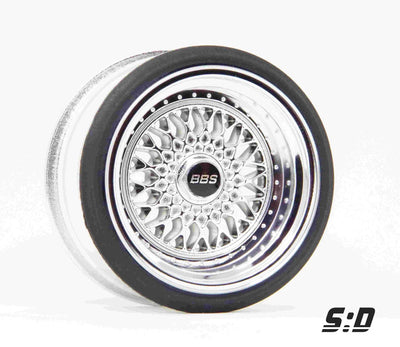 V16D MESH - Chrome +10 mm offset (6,5 mm echt) - Scale Dynamics - 10101
