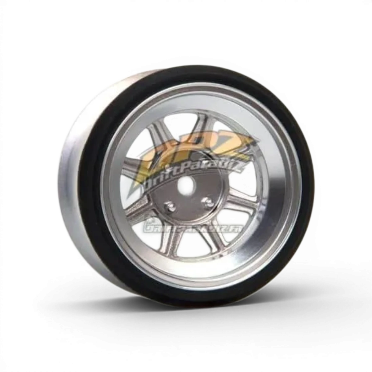 Roues V16D Hayashi Street gris en aluminium avec décalage de 12 mm, 8,5 mm réel, de la marque Scale Dynamics.
