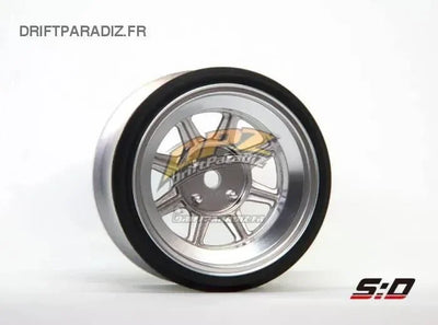 V16D Hayashi Street - Gris aluminium +12mm Offset (8.5mm réel) - Scale Dynamics - 10106