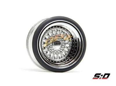 V16D Mesh - Chrome +13mm Offset (9.5mm réel) - Scale Dynamics - 10102