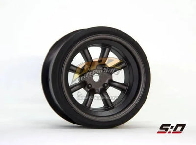 V16D RS Watanabe - Gun Metal +12mm Offset (8.5mm réel) - Scale Dynamics - 10110