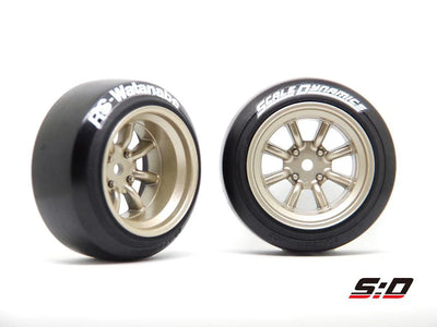 V16D RS Watanabe - of +9 mm offset (5,5 mm echt) - Scale Dynamics - 10111