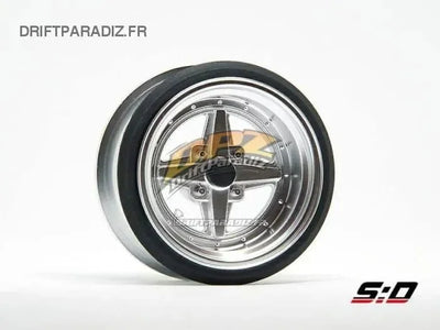 V16D Work Equip 01 - Gris aluminium +12mm Offset (8.5mm réel) - Scale Dynamics - 10114