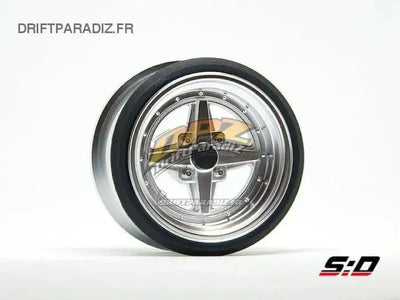 V16D Work Equip 01 - Gris aluminium +9mm Offset (5.5mm réel) - Scale Dynamics - 10113