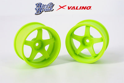 Valino GV117D hjul R-SPEC 26mm (Lime/OFF+7) - Buzz Break - BB-RW-027
