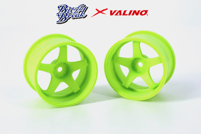 Valino GV117D hjul R-SPEC 30mm (Lime/OFF+9) - Buzz Break - BB-RW-028