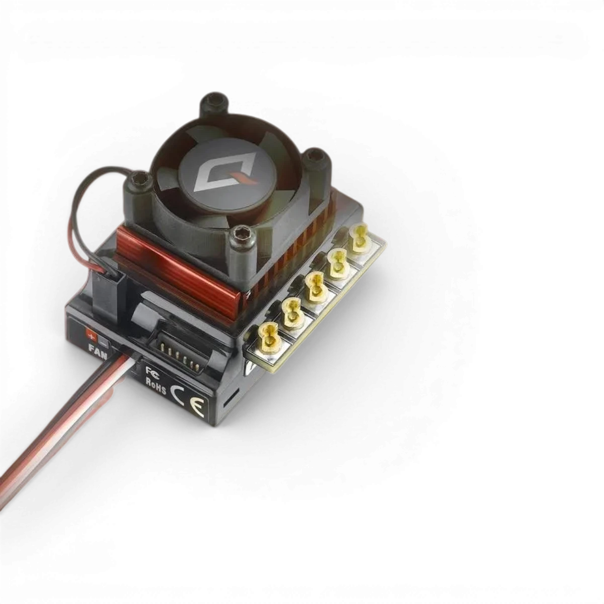 Variateur électronique Sensored Quicrun 120A de Hobbywing, contrôleur de vitesse pour véhicules RC.