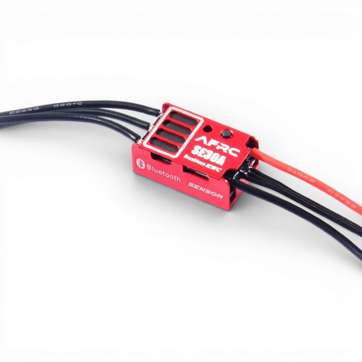 Variateur ESC 30A mini drift AFRC avec Bluetooth intégré, électronique léger pour voitures RC, idéal pour drift et course.