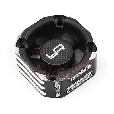 VENTILATEUR EN ALUMINIUM TORNADO BOOSTER 30MM NOIR - Yeah Racing - YA-0576BK