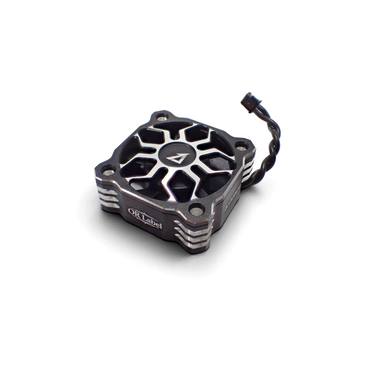 Ventilateur haute vitesse Acuvance REY-Storm II avec pales en métal et base robuste, idéal pour une circulation d'air puissante.