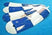 Vibreurs 1/10 - Kit d'entrainement kerbs Blanc/Bleu - TETSUJIN - TT-7037