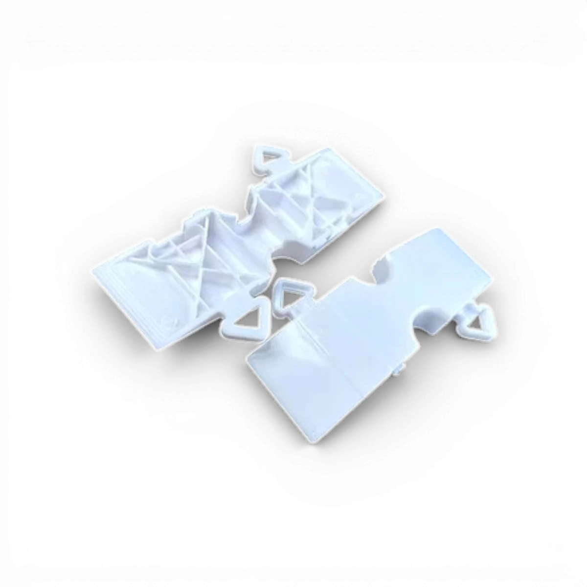Tetsujin kerbs Curve System – Pièces courbes courtes (5 pcs, blanc) – TT-7209 - DriftParadiZ