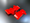 vibratori 1/10 - Tetsujin cordoli Curve System – Pezzi curvi corti (5 pezzi, rosso) – TT-7208