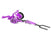 Violet - Cage Différentiel/platine supérieure/tour amortisseurpour YD2 - RhinoRacing - RR-820P