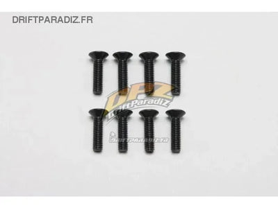 Vis acier tête place 2.5x10mm - 8pcs - YOKOMO - ZC-F2510
