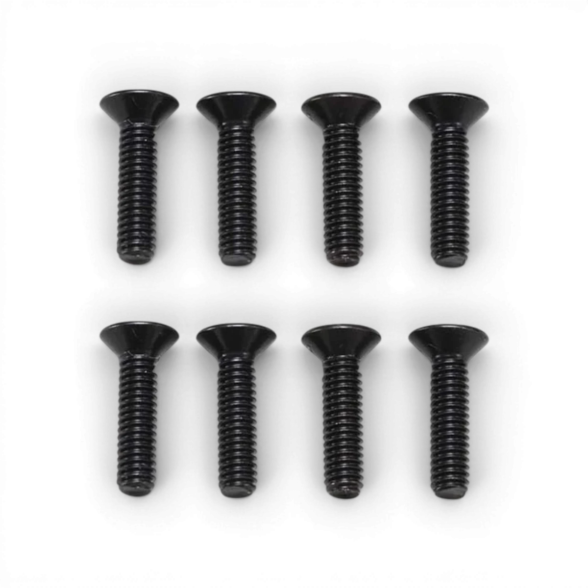 8 vis en acier avec tête place de 2,5x10 mm pour pièces détachées Team Yokomo, parfaites pour l’entretien et la réparation.