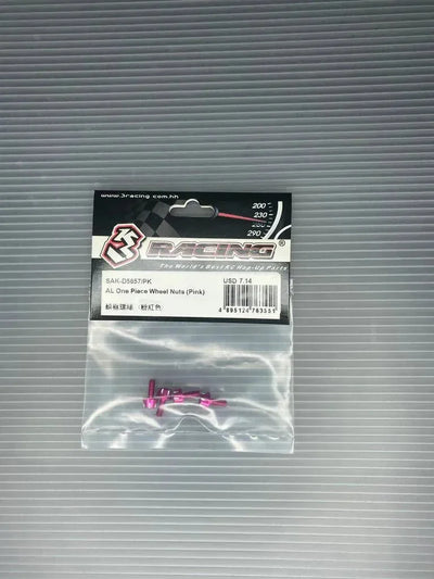 Vis pour axe tout en un - Rose  - 3racing - SAK-D5657/PK