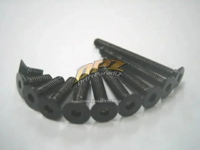 3x6 czarna płaska śruba - MIKUNI - SDB-3406