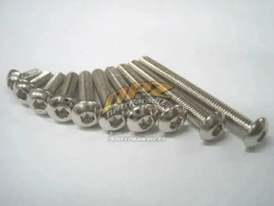 3x25 Chrome ronde kopschroeven - MIKUNI - SBN-3425