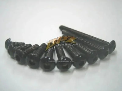 3x8 czarna okrągła śruba głowicy - MIKUNI - SBB-3408