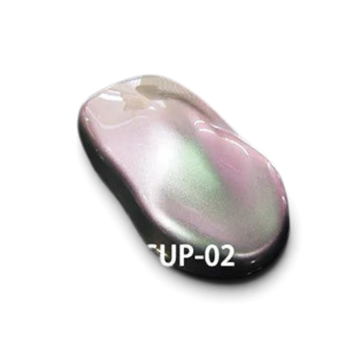 Perle Vpearl SUP02 de Show UP, couleur blanche, finition brillante, aspect élégant, mise en valeur du produit.
