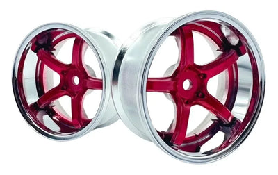 Werk Emotion T5R Offset 8 Chrome/Red Candy - LAB - LW-0708CR