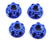 Porcas de roda flange universais 