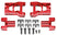 Triangles arrière court YD-2/YD-4 Rouge edition