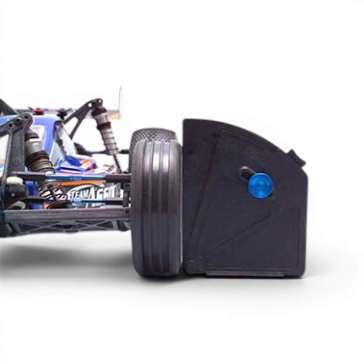 Cale de réglage carrossage Team Yokomo, accessoire pour ajuster l'angle de suspension sur voiture RC, en plastique noir.